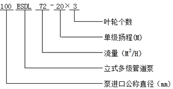 esdl立式多级管道泵