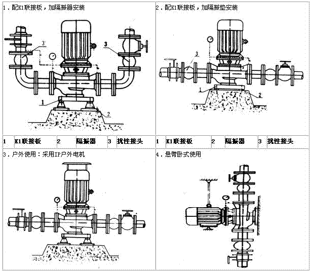 大东海泵业isg泵安装方式2