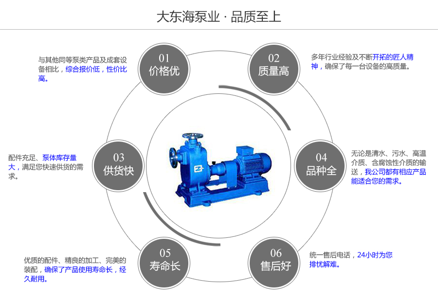 大东海泵业清水自吸泵质量保证图